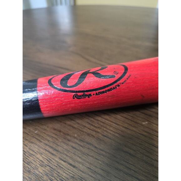 Rawlings Adirondack 302F Wood Bat Big Stick Carlton Pudge Fisk 33 Inch Flame Trt - Picture 6 of 16